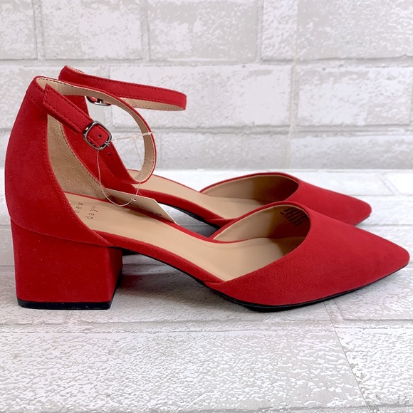 Women's Natalia Microsuede Ankle Strap Low Block - Picture 4 of 9